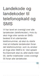 Mobile Screenshot of landekode.dk