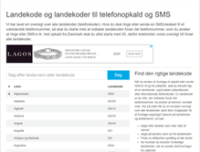 Tablet Screenshot of landekode.dk